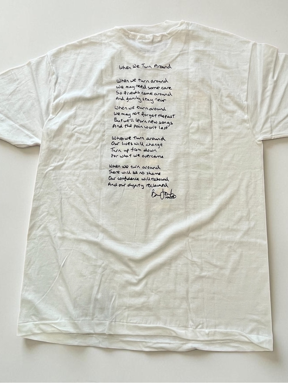 Vintage 1990 Brian Joseph Bydeeman Art When We Turn Around Deadstock t shirt - Picture 4 of 7